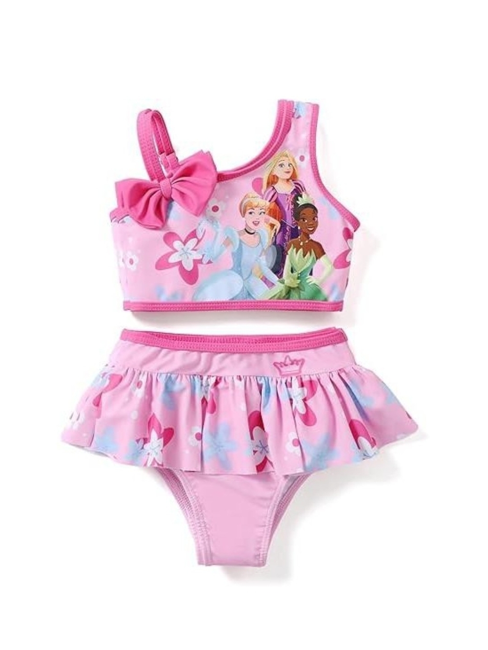 Disney Pink Princess Skirted Two-Piece Swim Set